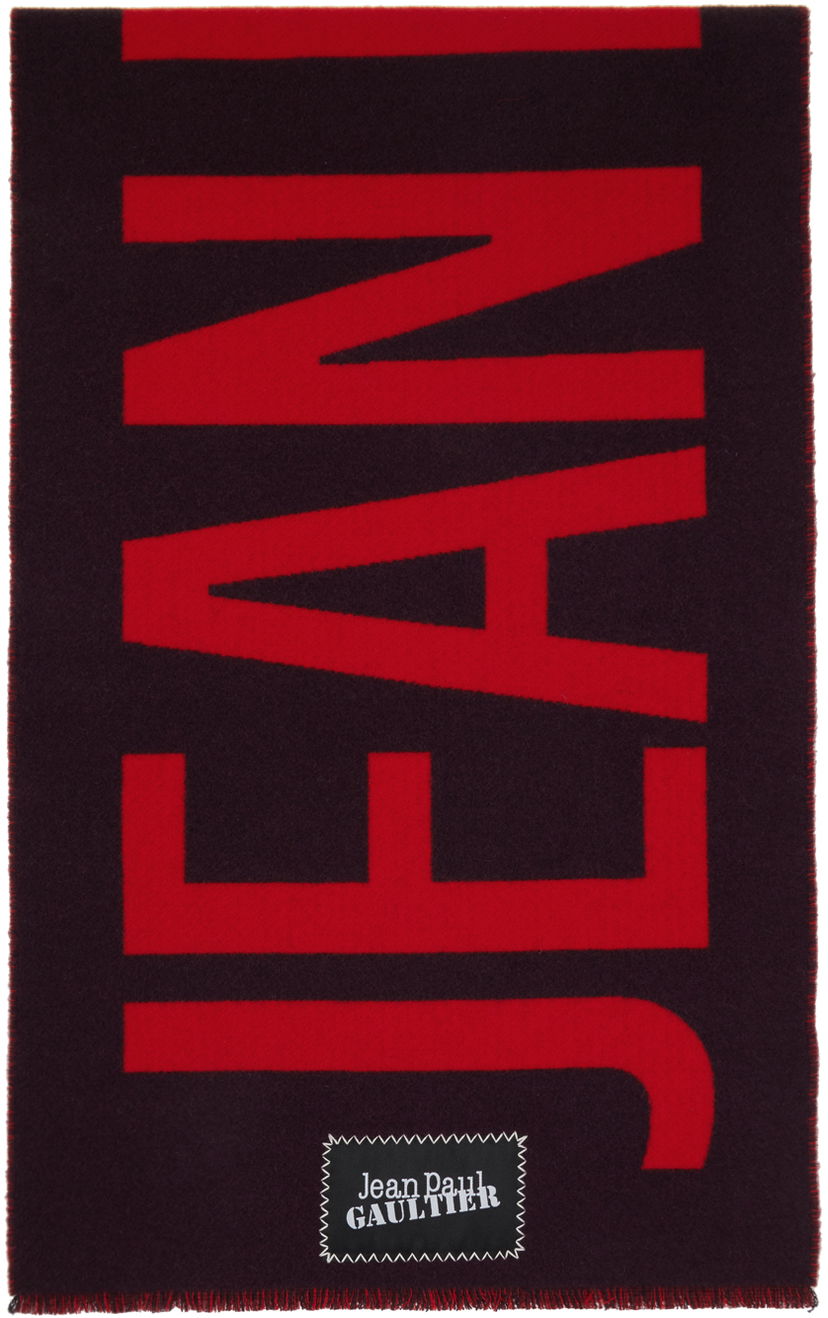 Šal Jean Paul Gaultier 'The ' Scarf Crna | 24/30-U-EC035P-C549-2830