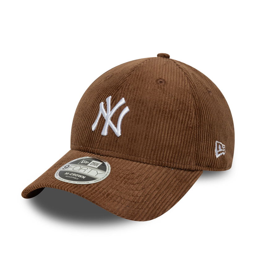 Kapa New Era MLB Cord 9FORTY M-CROWN NY Yankees Adjustable Cap Smeđa | 60691054
