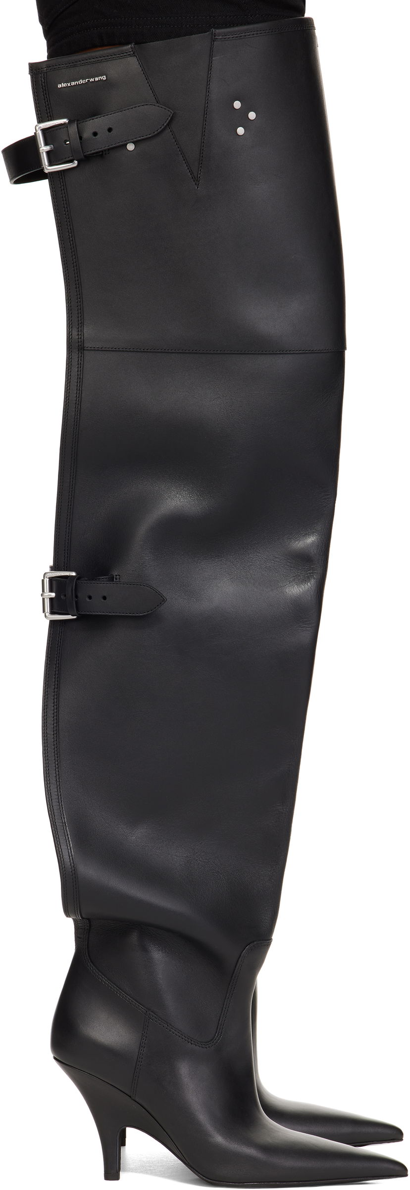 Tenisice i cipele Alexander Wang Diablo Open Back Boots Crna | 30324B036