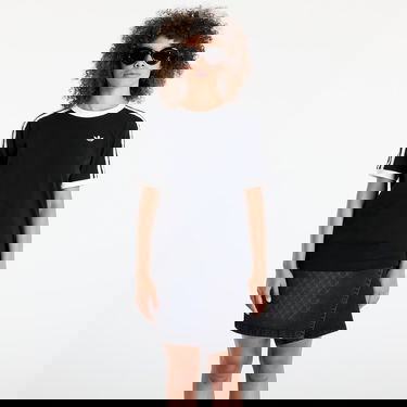 Majica kratkih rukava adidas Originals Originals Ruffle 3-Stripes Tee Crna | KC8819, 0