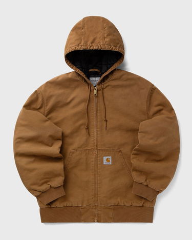 Jakna Carhartt WIP OG Active Hooded Canvas Full Zip Jacket Smeđa | I035891-HZ.4O, 1