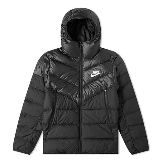 Pernata jakna Nike Hooded Down Jacket Crna | 928833-010