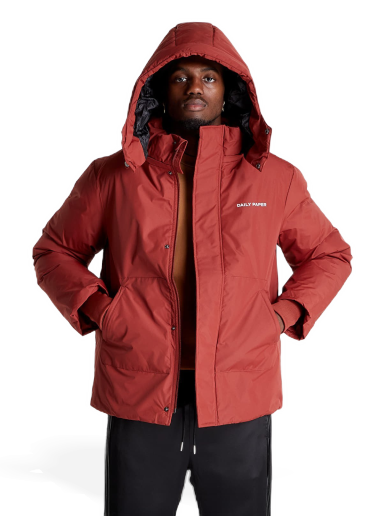 Pernata jakna DAILY PAPER Nuraz Puffer Jacket Crvena | 2221193