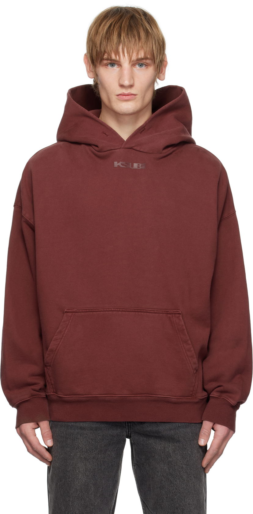 Dukserice Ksubi Ekcess Oversized Hoodie Crvena | MPS25FL010