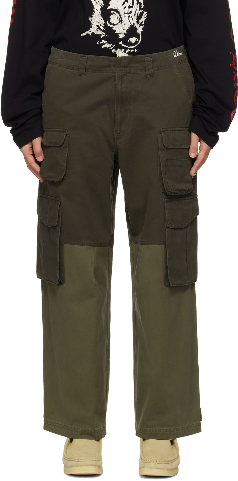 Cargo hlače Dime Fishing Cargo Pants Zelena | DIMEFA2449OLI