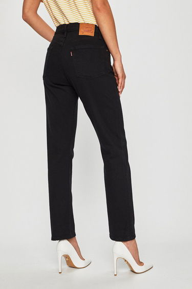 Jeans Levi's 501 High Rise Straight Crop Jean Crna | 36200-0085, 1