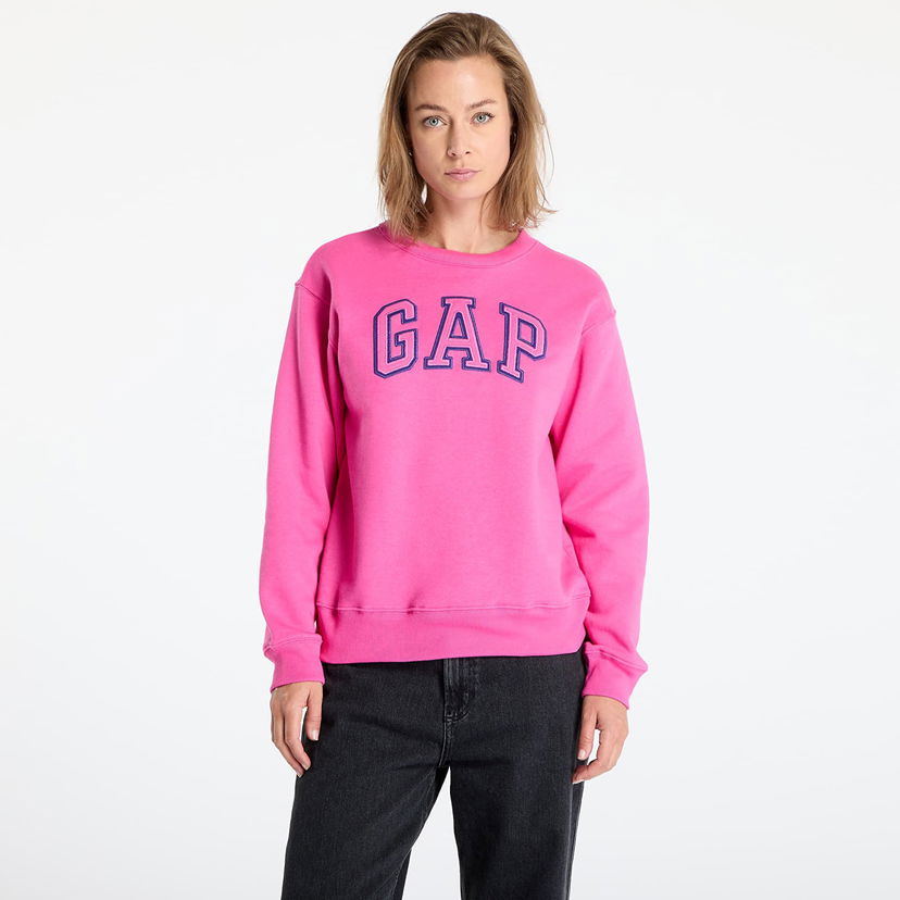Dukserice GAP Heritage Logo Sweatshirt Ružičasta | 782487-00
