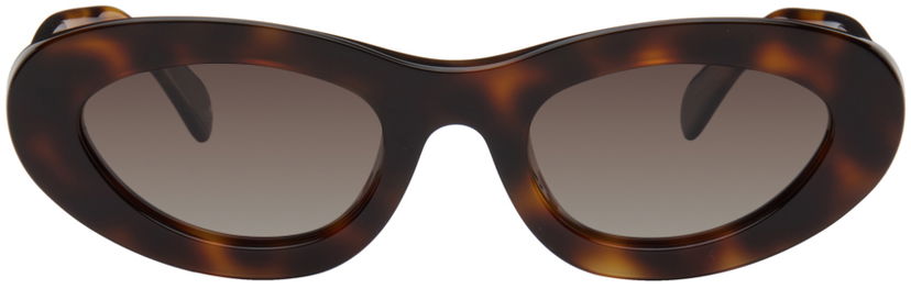 Sunčane naočale Anine Bing ANINE BING Roma Oval Sunglasses Smeđa | A-12-10090-TTI3