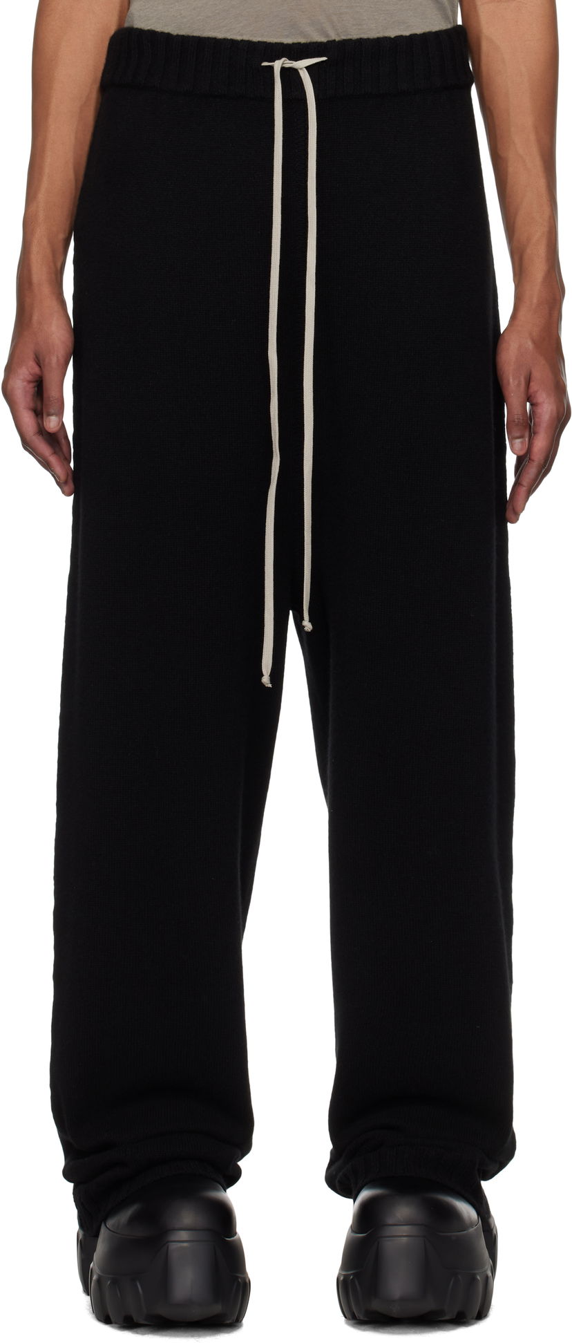Trenirka Rick Owens Rick Owens Hollywood Track Lounge Pants Crna | RU01E5668 KLWS