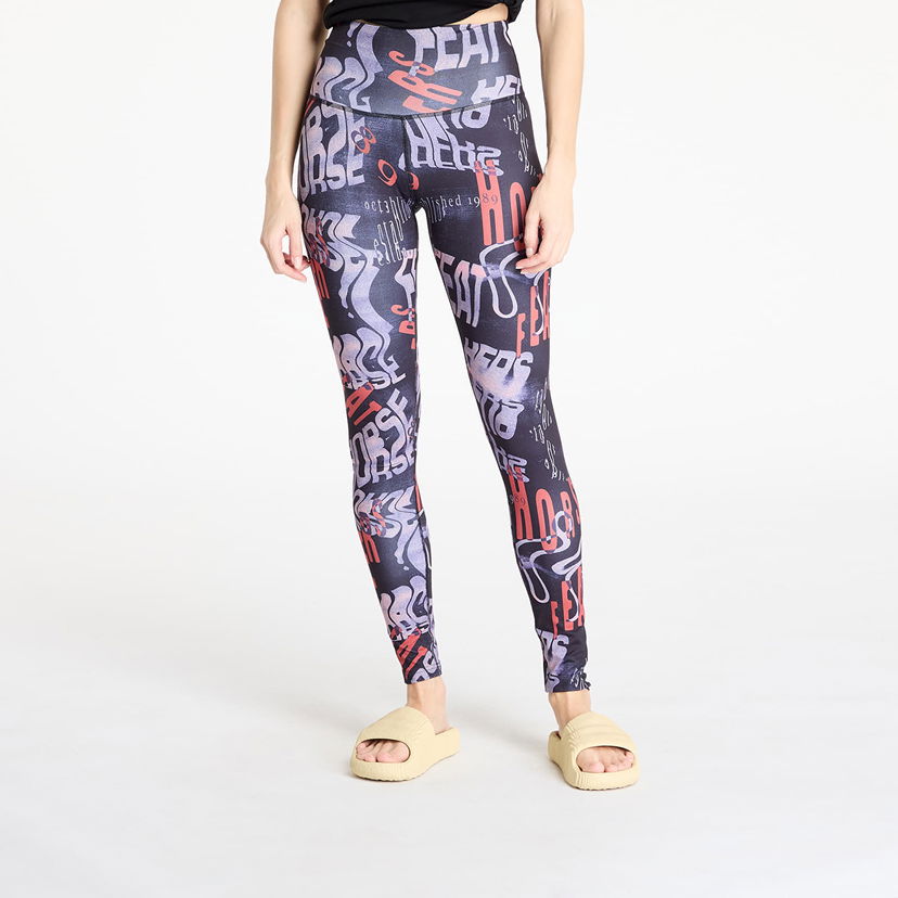 Tajice Horsefeathers Horsefeathers Claris Typo Print Leggings Crna | SW848I
