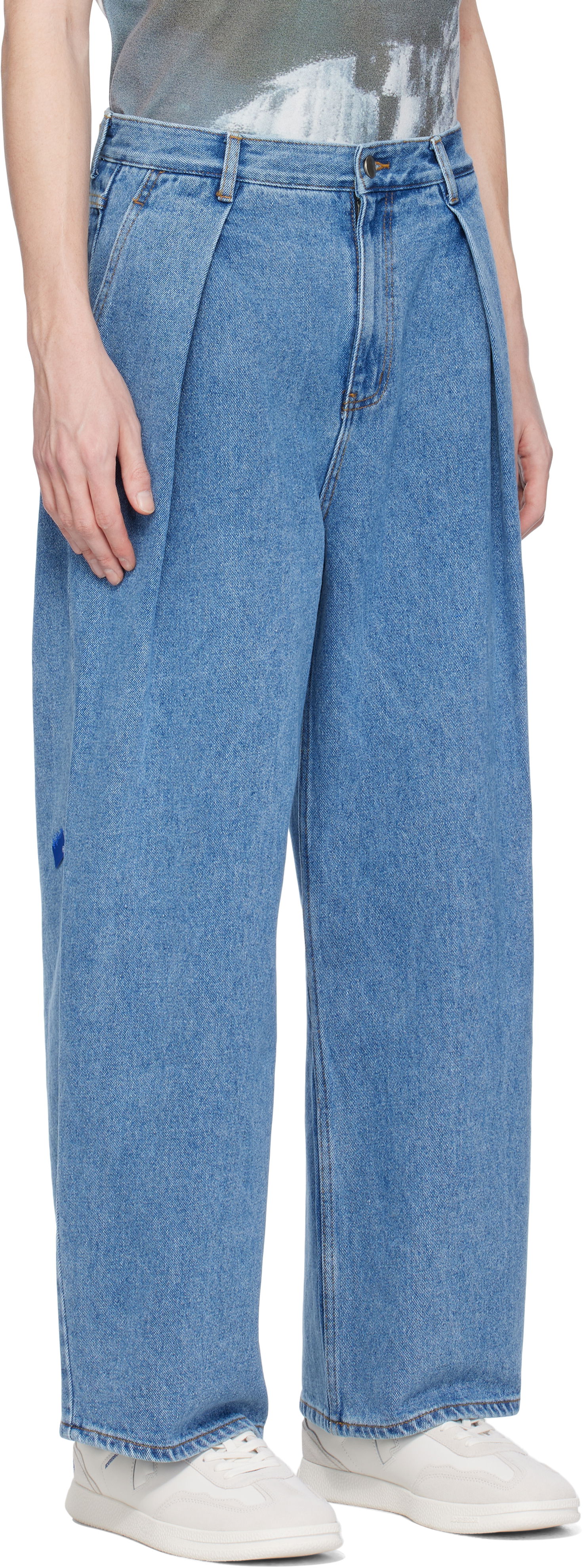 Jeans ADER ERROR ADER error Sig; TRS Tag 02 Jeans Plava | BO42FYJE0102SB, 1