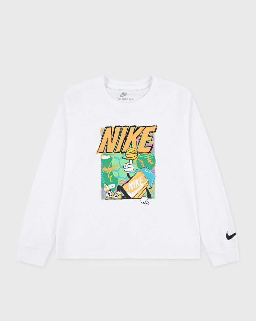 Majica kratkih rukava Nike Nike Long Sleeve T-Shirt Bijela | 86N322-001