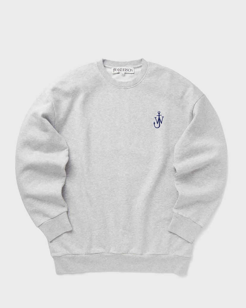 Dukserice JW Anderson ANCHOR EMBROIDERY BACK PRINT SWEATSHIRT Siva | JW0209-PG1386-905