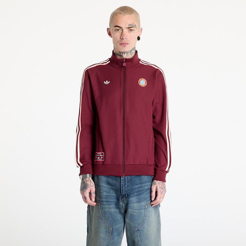 Trenerka adidas Originals FC Bayern Muenchen Icon Track Top Tamnocrvena | JF0582