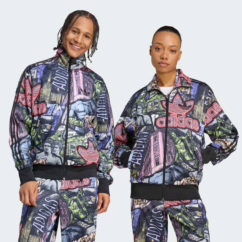 Trenerka adidas Performance Jeremy Scott Pride AOP Track Jacket Crna | JY2023