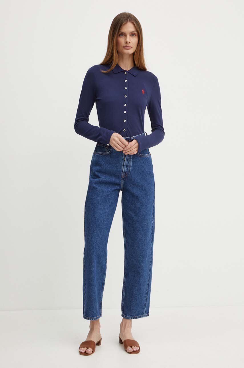 Polo majica Polo by Ralph Lauren Slim Polo Shirt Plava | 211941176, 1