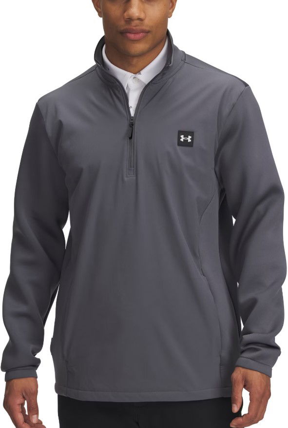 Jakna Under Armour UA Drive Pro Storm Hyb HZ Quarter-Zip Golf Pullover Siva | 1387118-025