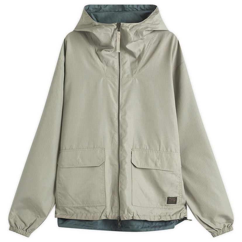 Vjetrovka TAION Reversible Parka Jacket with Zip Closure Bež | TAION-R106WZNDML-1-DSG
