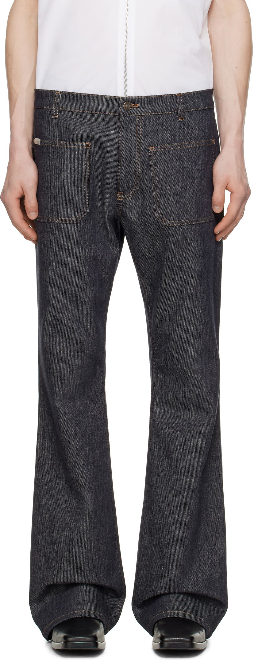 Jeans Courrèges Courrèges Bootcut Jeans Plava | 125DPA208DE0035