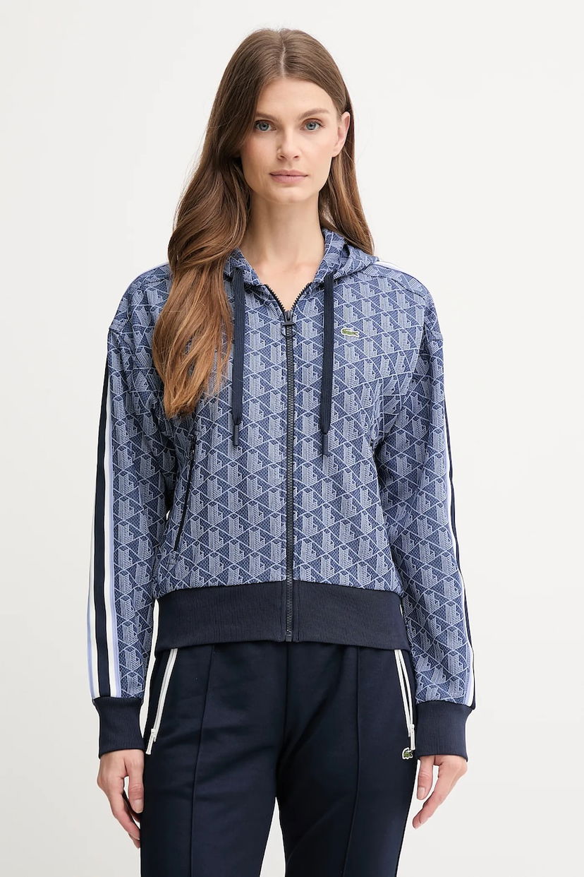 Dukserice Lacoste Lacoste Hooded Track Jacket Plava | SF7606