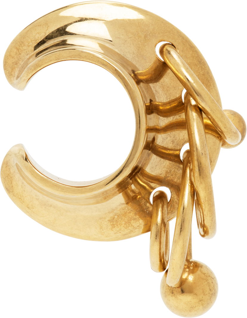Naušnice Jean Paul Gaultier Jean Paul Gaultier 'The Multi-Piercing' Ear Cuff Metalik | 24/25-U-BO038-X053-92
