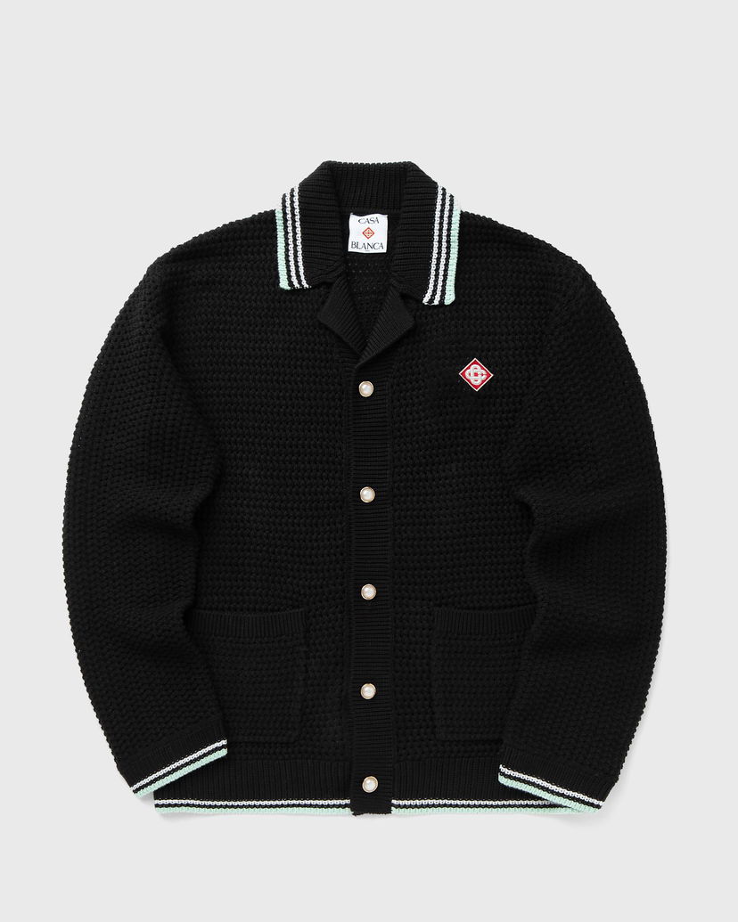 Džemper Casablanca Crochet Knit Cardigan Crna | M-AW25-KW-1160-01
