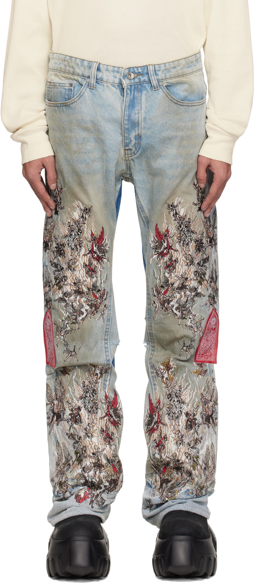 Jeans Who Decides War Who Decides War Chaos Jeans Plava | 1120670030SS25