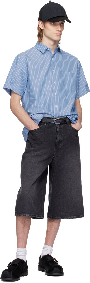 Kratke hlače ADER ERROR ADER error Sig; TRS Tag 01 Denim Shorts Crna | BN42FYJE0201BK, 4