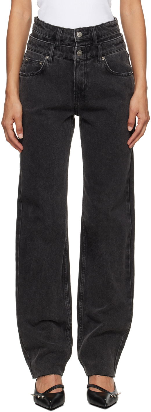 Jeans Ksubi Ksubi Playback Rework Shadow Jeans Crna | WFA24DJ003
