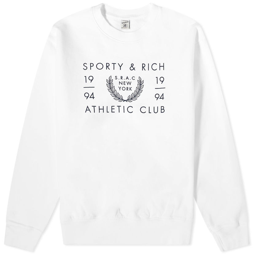 Džemper Sporty & Rich SRAC Crew Sweat Bijela | CRAW2334WH