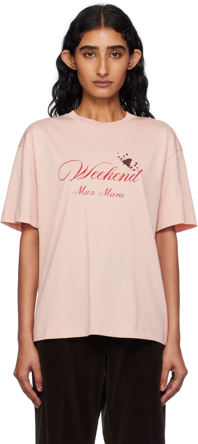 Majica kratkih rukava Max Mara Weekend Max Mara Radura T-Shirt Ružičasta | 2515971032600