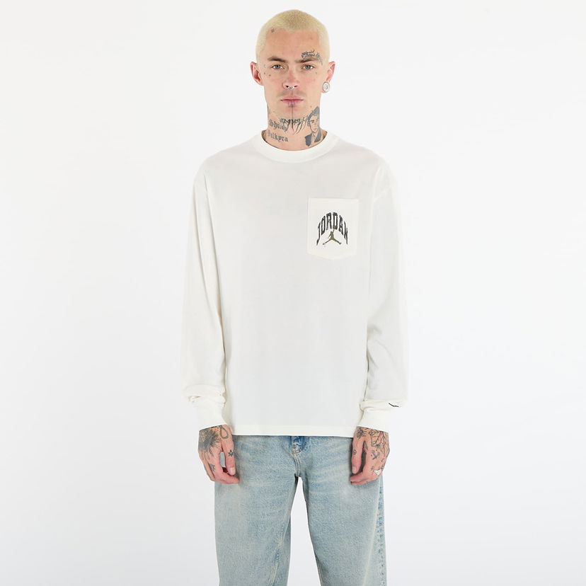 Majica kratkih rukava Jordan Brooklyn Realtree Long-Sleeve Pocket Crew Neck Bijela | HV4567-133