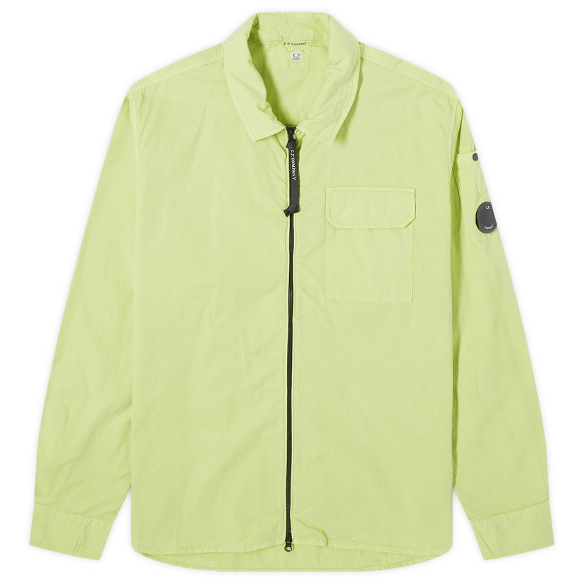 Košulja C.P. Company Gabardine Zipped Zelena | CMSH158A-002824G-613