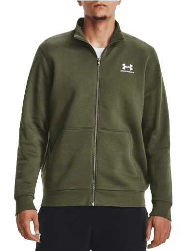 Dukserice Under Armour Essential Fleece Track Sweatshirt Zelena | 1381035-390