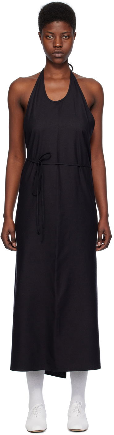 Haljina Baserange Baserange Apron Maxi Dress Crna | DRAP-RS-000