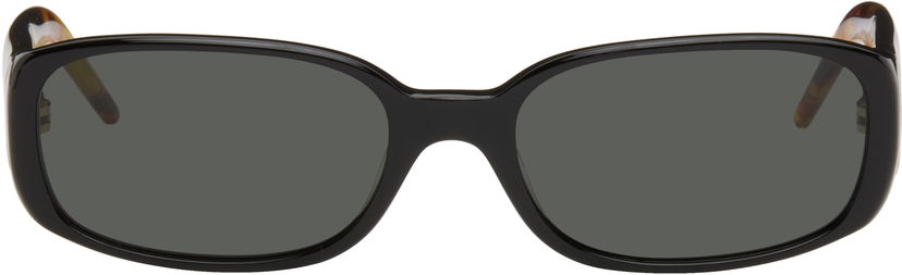 Sunčane naočale Casablanca Slim Square-Frame Tortoiseshell Temples Crna | EW-078-01