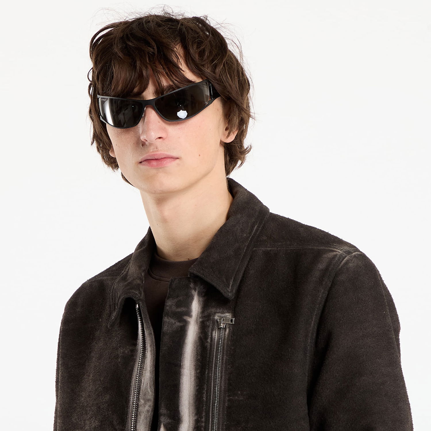 Jakna Rick Owens Rick Owens DRKSHDW Concealed Zipfront Jacket Smeđa | DU02E7775 BMO 78, 1