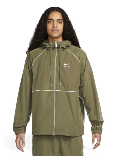 Vjetrovka Nike Air Full-Zip Hooded Woven Jacket Zelena | DQ4213-222