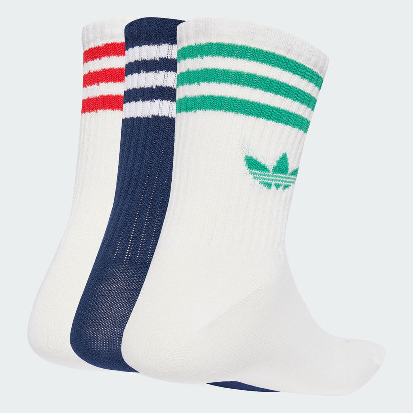 Čarape adidas Performance 3-Stripes Crew Socks - 3 Pairs Bijela | JV7408