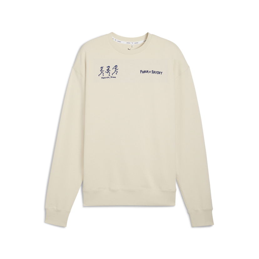 Dukserice Puma PUMA x SAYSKY Crewneck Sweatshirt Bež | 527557_87