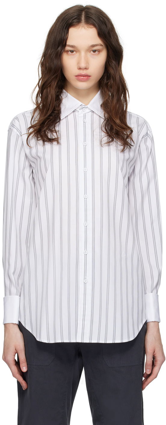 Košulja rag & bone rag & bone Diana Striped Shirt Bijela | WAW23HA0224622