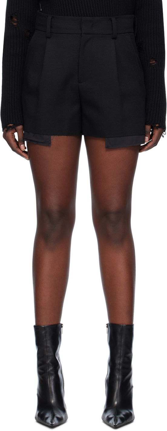 Kratke hlače We11done We11done Layered Shorts Crna | WD-PT0-24-201-M-BK