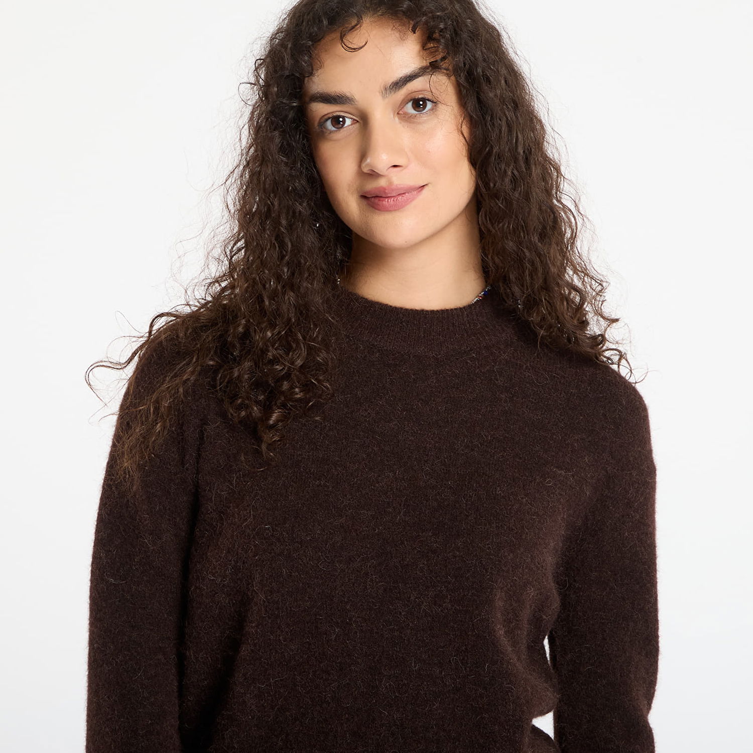 Džemper Samsoe Samsoe Sweater Anour O-N Smeđa | F18422025_191111TCX, 1