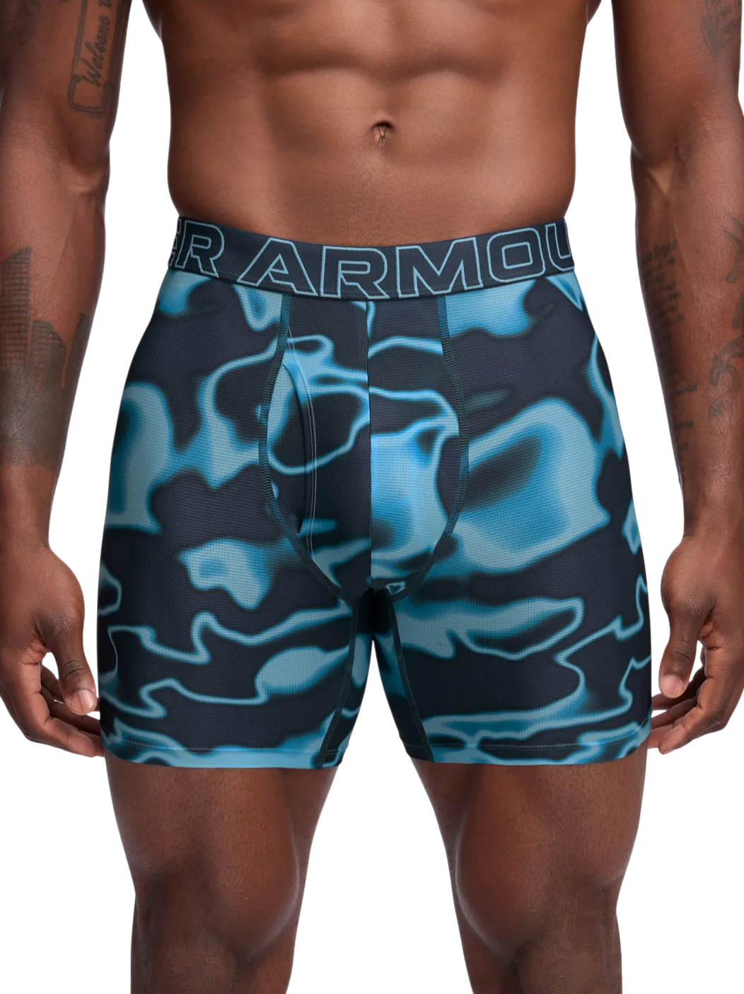 Bokserice Under Armour Performance Tech Mesh 6" Print Boxerjock - 3 Pack Višebojno | 1383885-494, 1