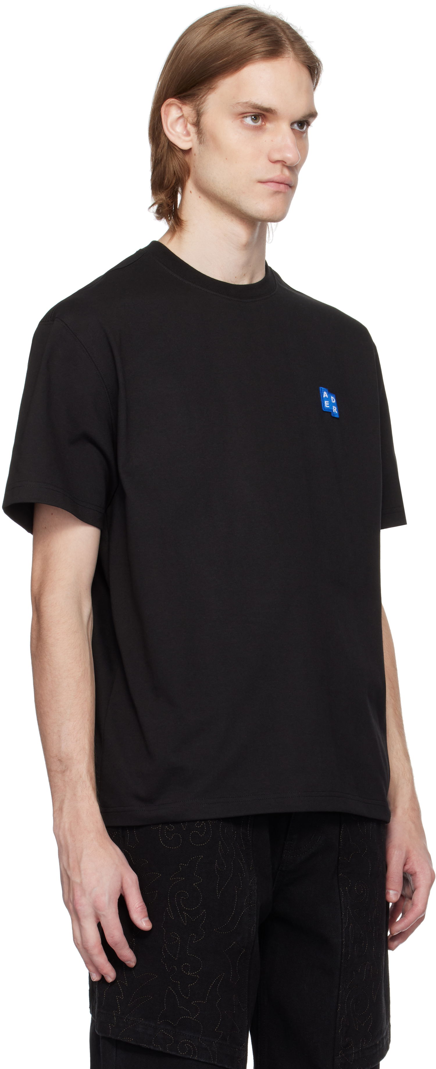 Majica kratkih rukava ADER ERROR ADER error Sig TRS Tag 01 T-Shirt Crna | BO42FYTS0101BK, 1