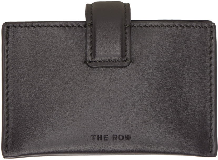 Novčanik The Row Leather Multi Card Holder Crna | W1335-L60