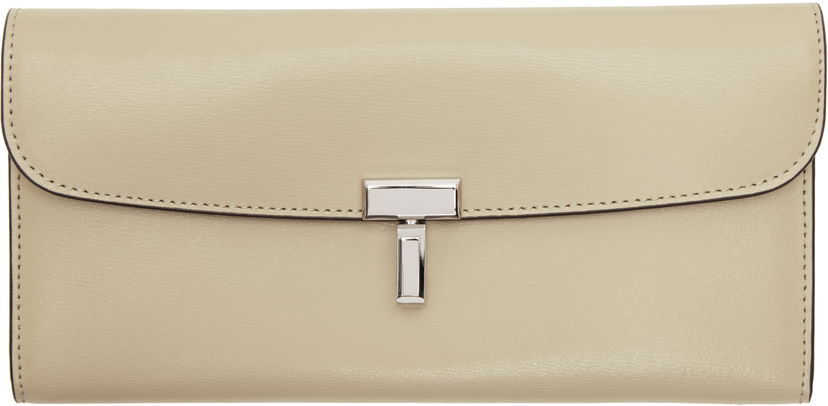Novčanik TOTEME TOTEME T-Lock Leather Wallet Bež | 251-WAM0041-LE0025