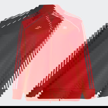 Bomber jakna adidas Originals Adicolor Classics SST Plus Size Track Jacket Crvena | IB5914, 4