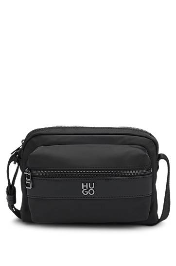 Torba za rame BOSS HUGO Twill Crossbody Bag Crna | 50547390