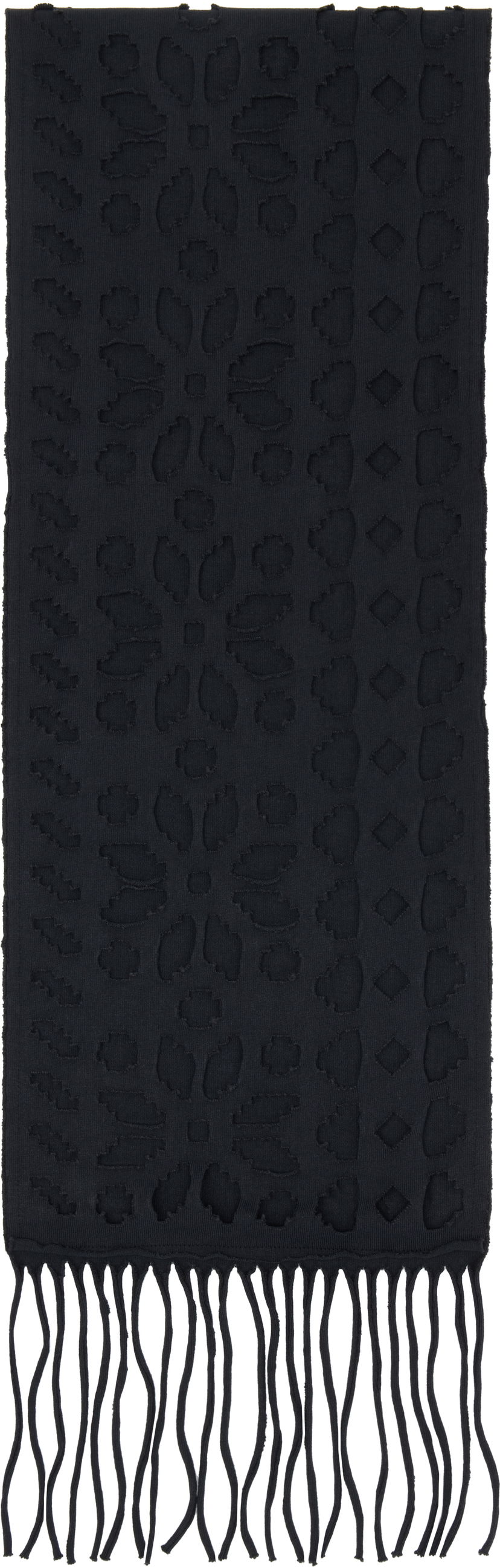 Šal OUR LEGACY Our Legacy Tore Fringed Scarf Crna | A4258TC